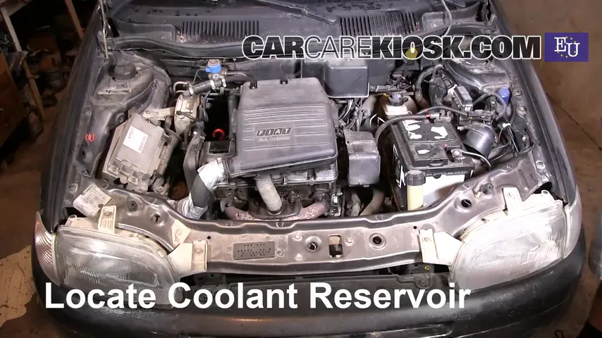 1997 Fiat Punto SX 1.1L 4 Cyl. Coolant (Antifreeze) Add Coolant
